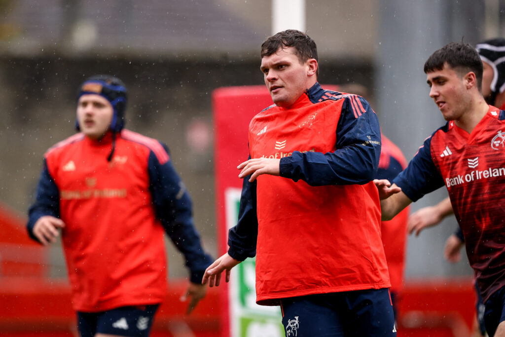 Mark Donnelly at Munster training. 