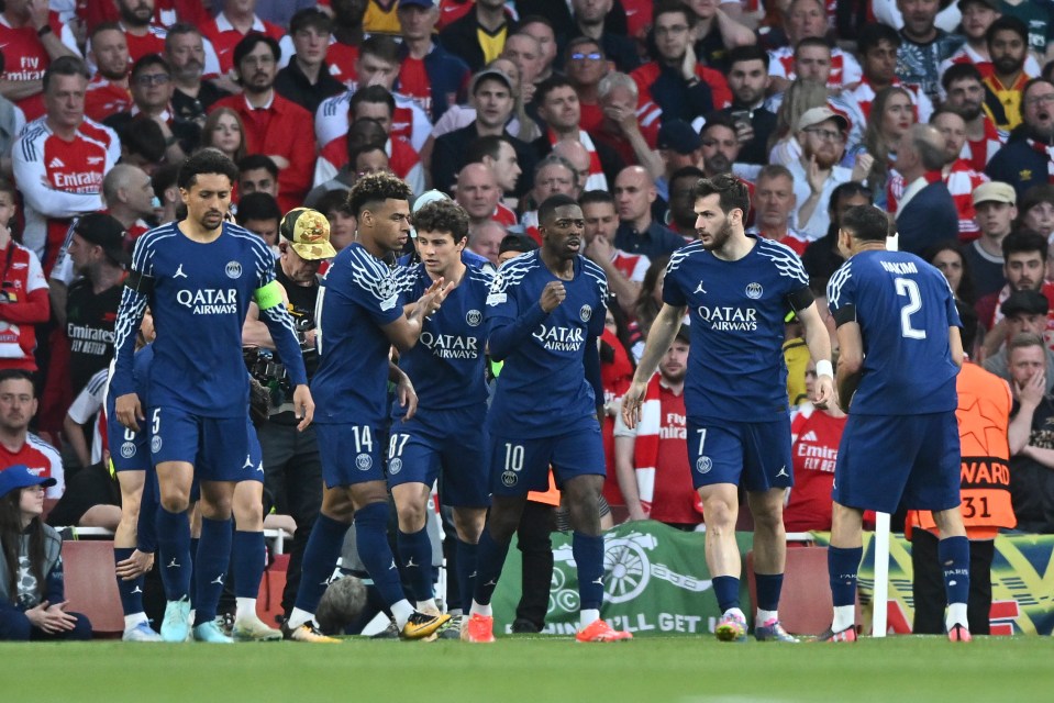 How Dembele and Vitinha outsmarted Arsenal as Odegaard and Timber struggled to show up in biggest game of season vs PSG