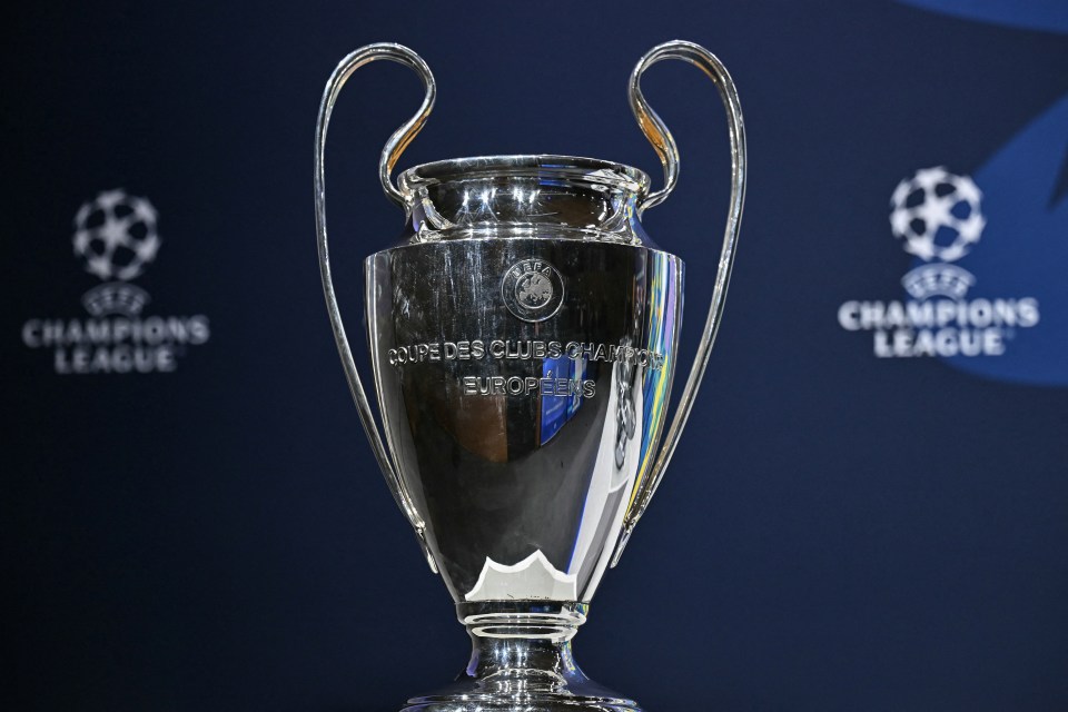 UEFA Champions League trophy.