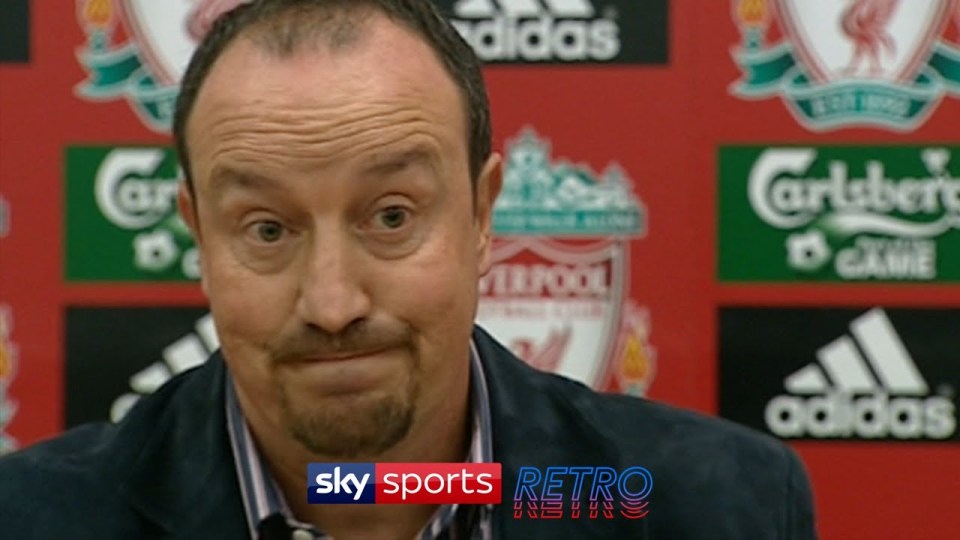 Close-up of Graeme Souness in a Sky Sports Retro segment.