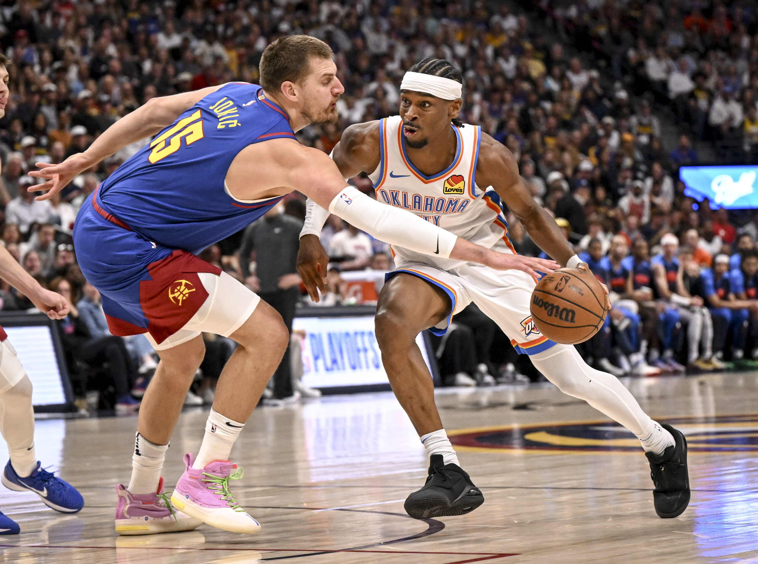 NBA playoffs: Nuggets bounce back after blowout in Game 3 OT thriller to take 2-1 series lead over Thunder