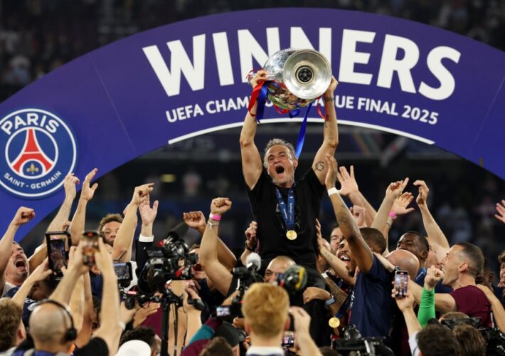 Luis Enrique in emotional tribute to daughter Xana, who died from cancer aged nine, after winning Champions League