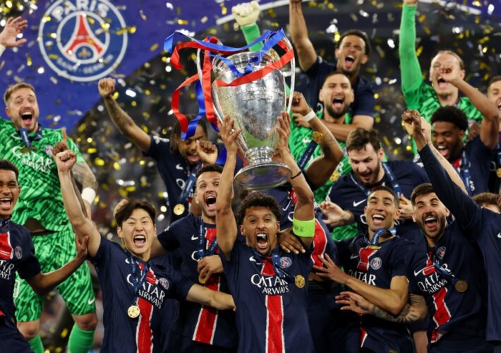 PSG 5 Inter Milan 0: Desire Doue steals show as Parisians rack up biggest EVER Champions League final win