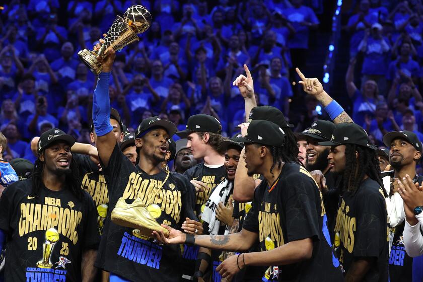 Can Finals MVP Shai Gilgeous-Alexander make the squeak squeak squeak of Converse a force again on the court?