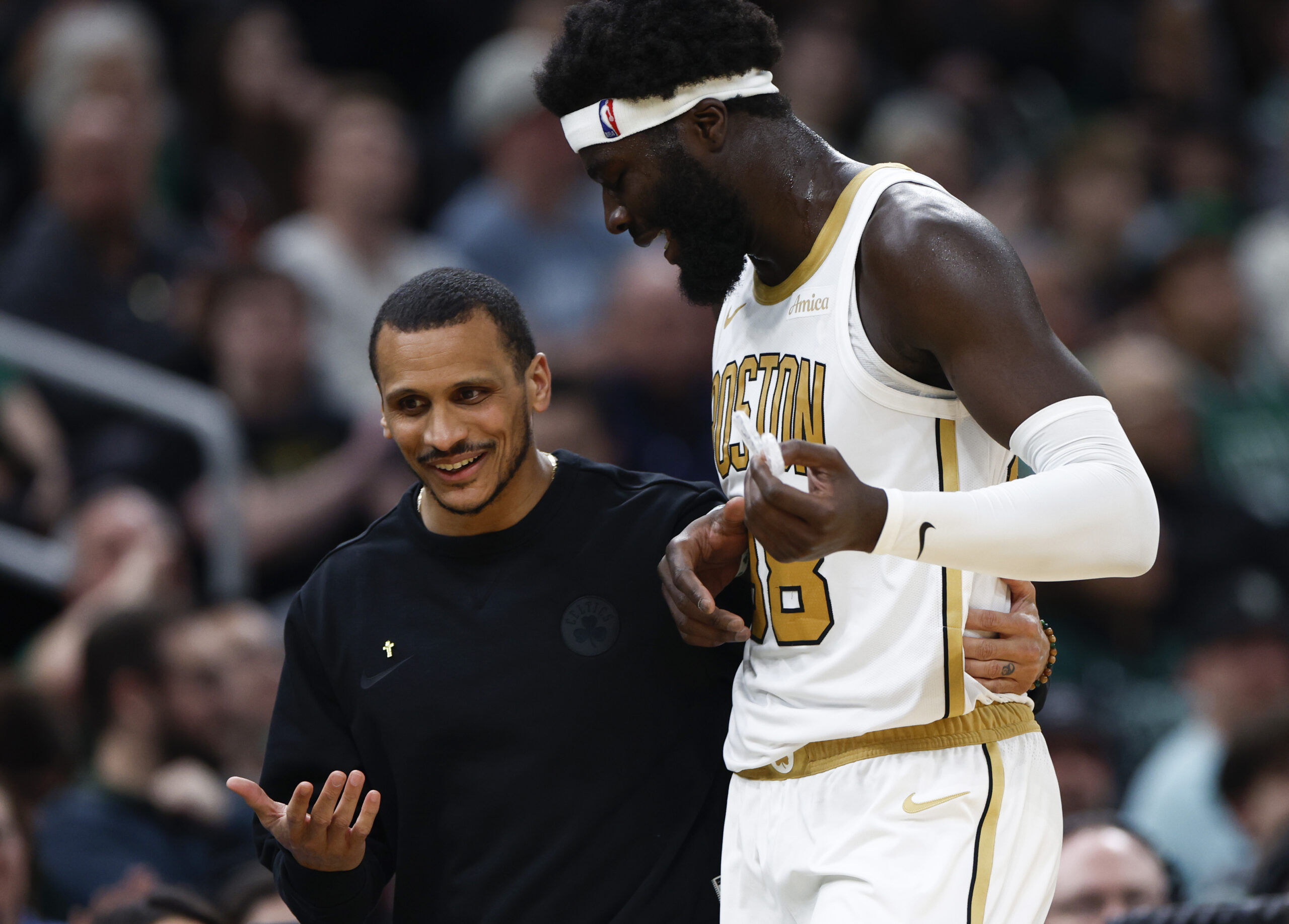 What is Joe Mazzulla’s plan with his centers?