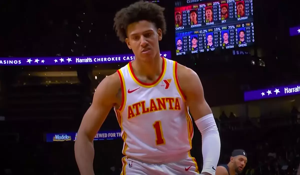 Jalen Johnson says the Hawks’ playoff run was “a good… building block”