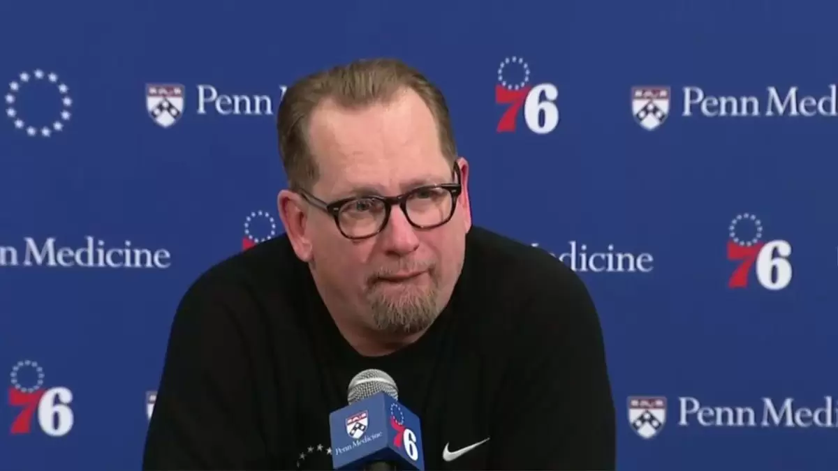 Nick Nurse praises LeBron James after 76ers debut